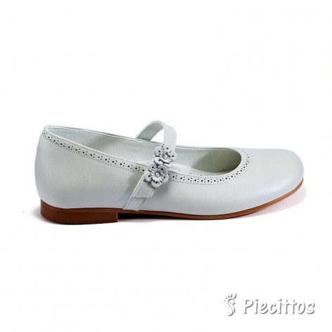 Merceditas Nacarado Beige Piel 2