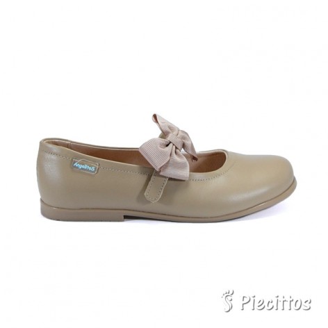 Mercedita Piel Camel Con Lazo 2