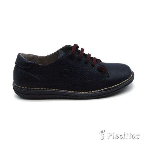 Zapato Bomber Piel Marino... 2