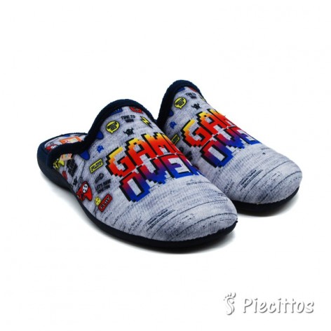 Zapatillas de Casa Game Over