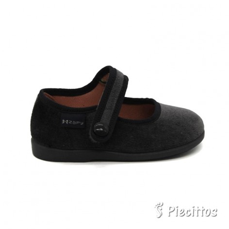 Mercedita Terciopelo Gris 2