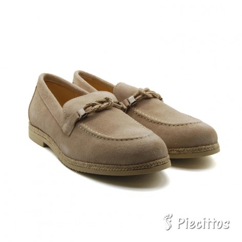 Mocasín Piel y Antelina...