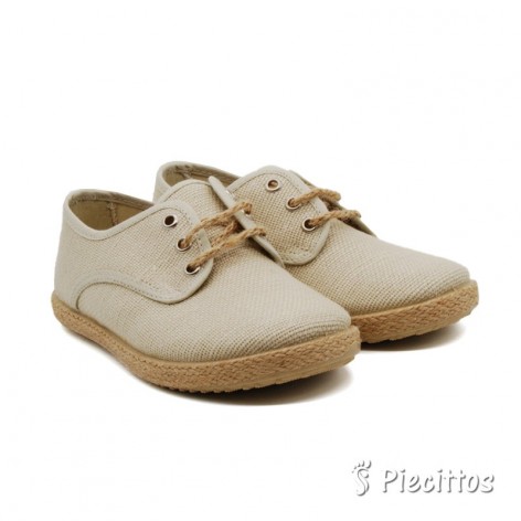 Blucher Lino Beige Con...
