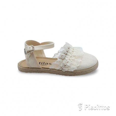 Esparteña Lino Beige Con... 2