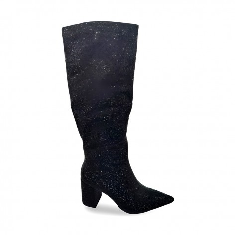 Bota Negra Pedrería...
