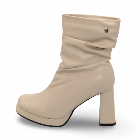 Botín Napa Plataforma Beige... 2