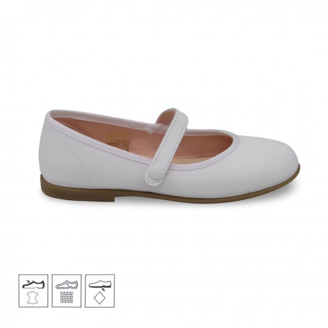 Mercedita_Piel_Blanca_con_Velcro_Zapy 2