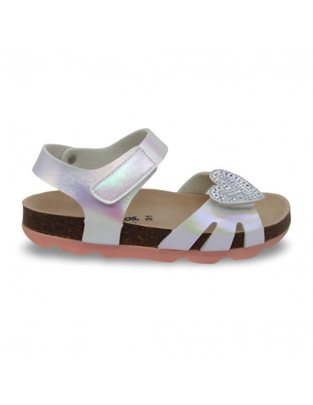 Sandalias Suela Bio Velcro Fantasía Corazón - Conguitos
