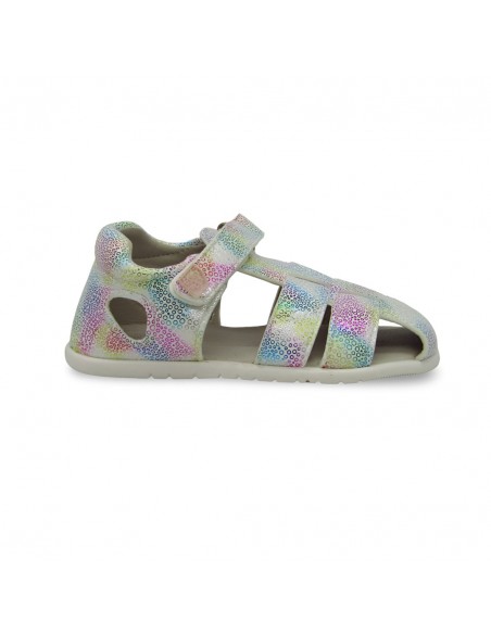 Sandalia Respetuosa Blanca Glitter - Piruflex