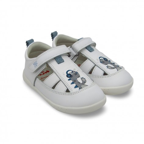 Sandalia Respetuosa Piel Dinosaurio - Garvalin