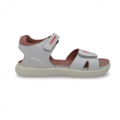 Sandalia Piel Blanca Mariposas - Biomecanics 2