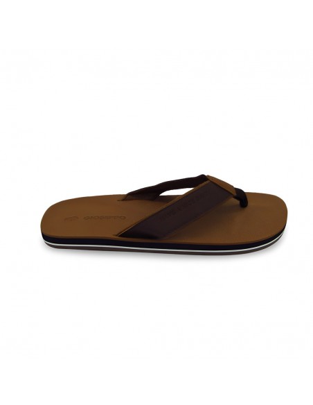 Chanclas de Dedo Marrón Banda - Gioseppo