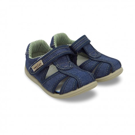 Sandalia Respetuosa Lona Jeans - Zapy