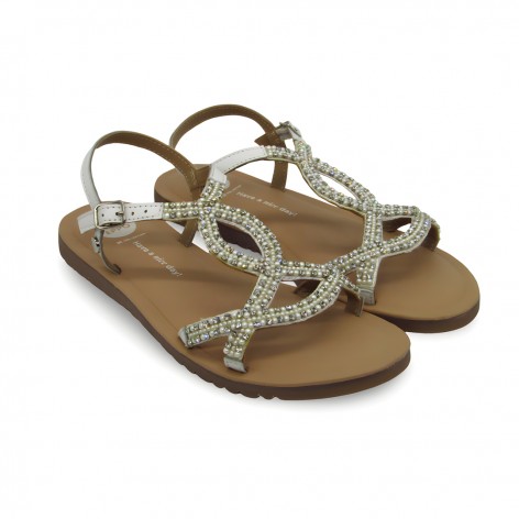 Sandalias Piel Blanca Gioseppo