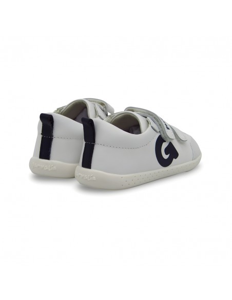 Deportivo Respetuoso Piel Blanco Velcro Garvalin