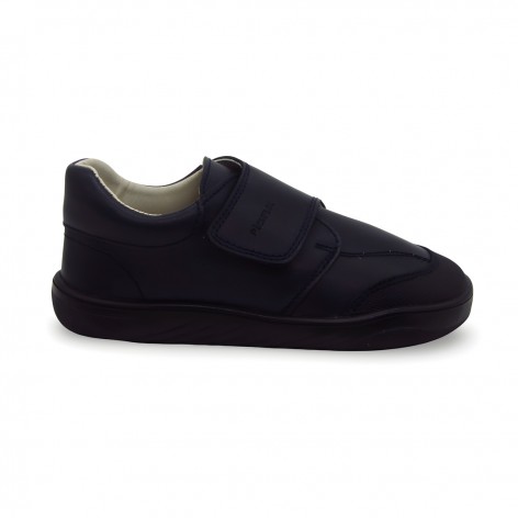 Zapatos Colegiales Respetuoso Marino Velcro - Piruflex 2