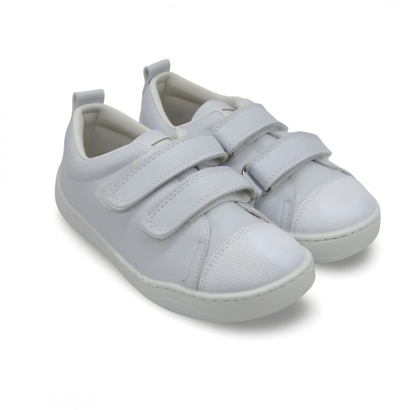 Deportivos Respetuosos Blanco Velcro - Zapy