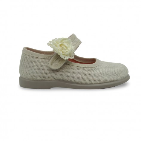 Zapy Mercedita Respetuosa Lino Beige 2