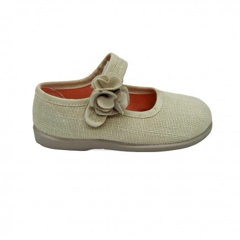 Mercedita Respetuosa Zapy Lino Beige 2