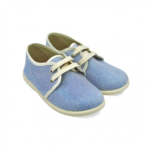Blucher Casual Lino Beige - Batilas