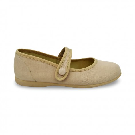 Merceditas Respetuosas Lino Beige Batilas 2