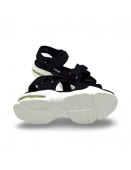 Sandalia Negra Xti Velcro