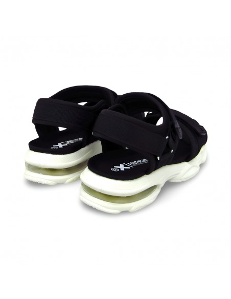 Sandalia Negra Xti Velcro