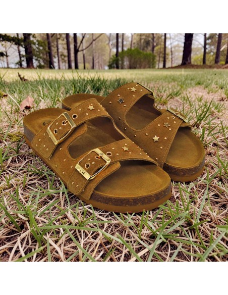 Chanclas Bio Xti Camel Estrellas